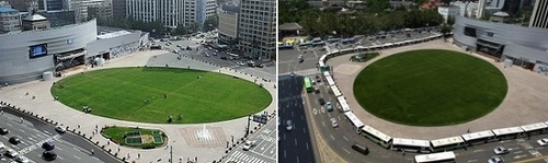 2004년 조성된 서울광장