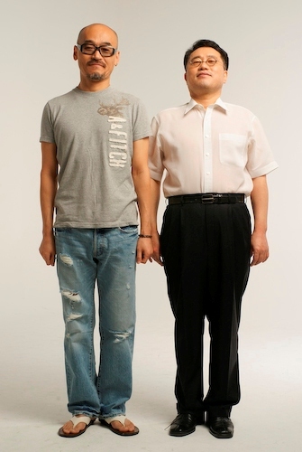 공동 저자인 박웅현(왼쪽)과 강창래.