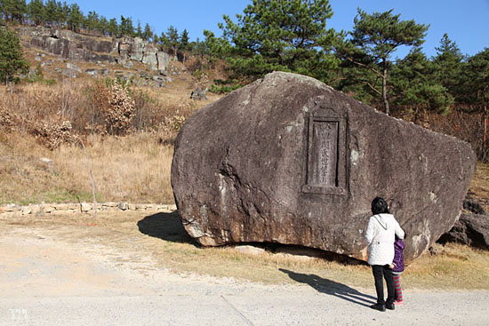 세계에서 가장 큰 고인돌로 높이 7m, 두께 4m, 무게 200톤이 넘는 고인돌이다. 