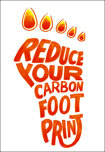 당신도 당신의 탄소발자국을 지워야 한다. 출처 : UNEP