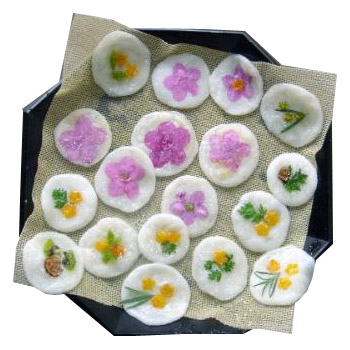 화전(花煎)은 한국 요리에서 찹쌀 반죽에 진달래나 국화 등 먹을 수 있는 꽃을 붙여서, 납작하게 지진 전, 또는 떡이다.