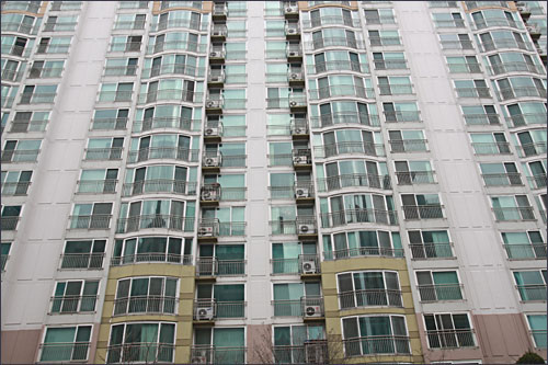충북 청주의 한 아파트단지의 모습이다.