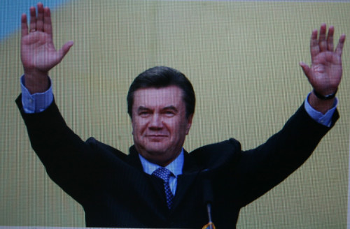 빅토르 야누코비치(59) 우크라이나 지역당 대선 후보가 2010년 우크라이나 대통령 선거 결선투표에서 당선이 유력하다. (포커스 홈페이지 촬영)