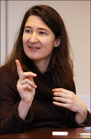 프랑스 INED(Institut national d'etudes demographiques, 국립인구문제연구소)의 연구원 안 솔라즈(Anne SOLAZ).