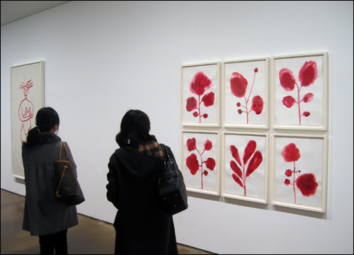  '꽃(Les fleurs)' 종이에 구아슈 6세트 60×46cm 2009  