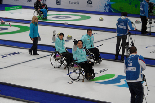  동계페럴림픽 사상 첫 단체전 메달 획득에 성공한 휠체어컬링 대표팀