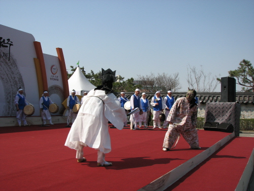 2010 아시아태평양무형문화유산축제 고성오광대 공연