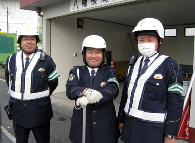 국도에서 만난 일본 경찰들 