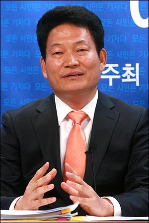 민주당 송영길 인천시장 후보