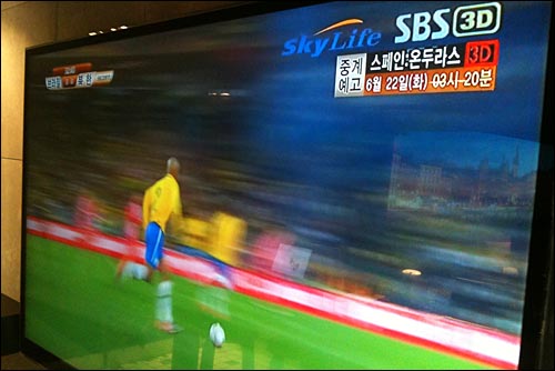 지방에서 월드컵 3D 중계를 보려면 위성방송 스카이라이프에 가입해야 한다. 