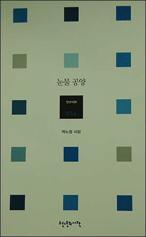 박노정 시인의 세 번째 시집 <눈물공양> 표지.