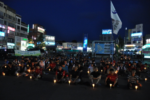 반올림과 삼성백혈병충남대책위 등에서는 반도체 노동자의 건강과 인권을 위한 2010년 공동행동을 7월19일 천안역 광장에서 촛불집회와 함께 시작했다.