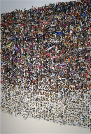 '공간별곡(Peinture spatiale)' 아크릴물감 162×130cm 1997 