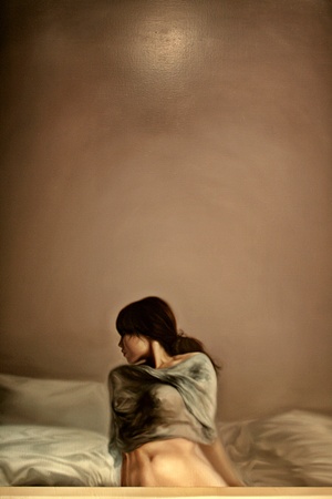 김혜진 작가의 Momemt(부제-자기만의 방)/ 259.0×194.0cm/ 캔버스에 오일, 2009. 