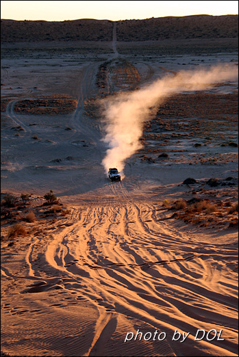 수 없는 병렬 사구로 이루어진 심슨 사막을 횡단하기 위해서는 모래에서의 운전술이 필요하다. 빅레드는 심슨 사막에서 가장 높은 모래 언덕으로 동에서 서로 횡단할 때 처음 넘어야할 관문이다.