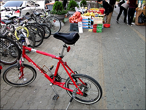 인천시는 작년부터 자전거이용활성화를 외쳐왔지만, 현실은 이렇다.