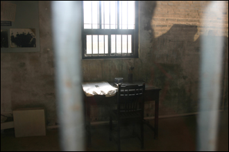 뤼순감옥 내 안중근이 수감된 감방