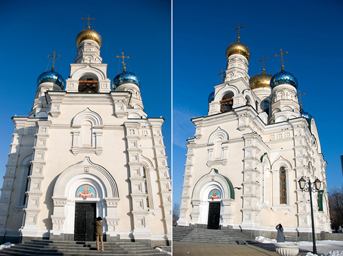 블라디보스톡에서 가장 큰 정교회 건물
