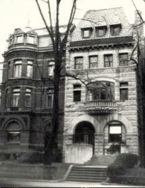 구미위원부가 있던 워싱턴의 건물. 1921년.