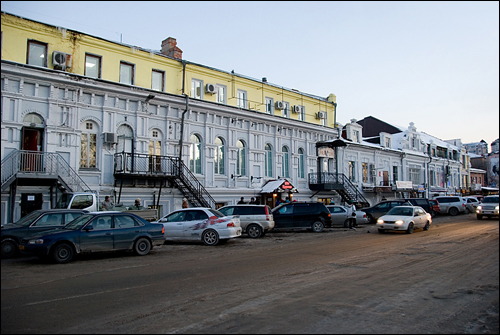 러시아 블라디보스톡의 구한촌 거리