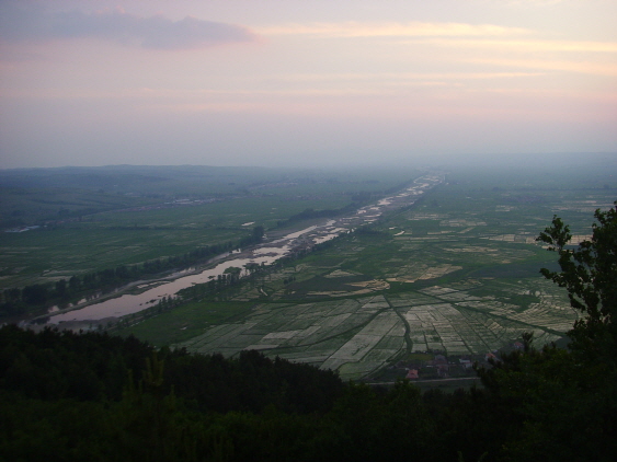 가곡 '선구자'에 나오는 해란강의 모습.
