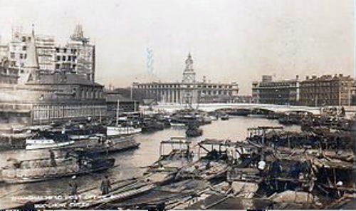 1900년대 초 상해 항구 풍경