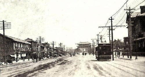 1920년대 남대문과 서울역 사이 거리