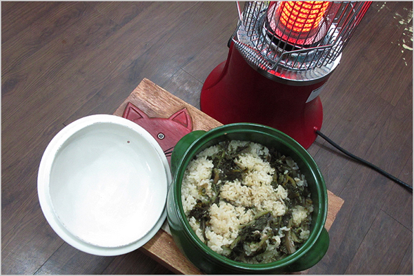 시래기나물밥 엊저녁 남편의 잠꼬대를 듣고 해온 시래기나물밥