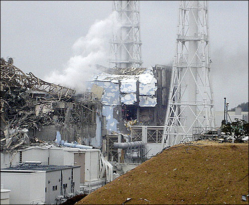 지난 2011년 지진과 쓰나미로 인해 파괴된 후쿠시마 제1원자력발전소의 당시 모습