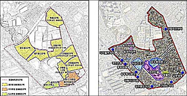  선화용두지구 도시재정비 촉진계획 지구 구역도