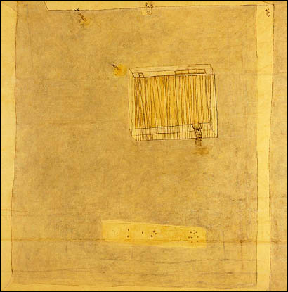 이영빈 I '하늘(Sky)' 종이에 먹 담채(Korean ink Watercolor on paper) 154×154cm 2011