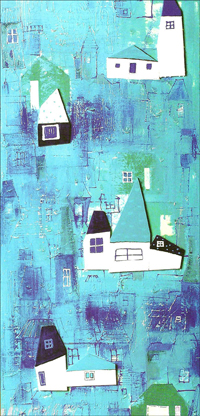 Home ＆ House, 39*139cm, 혼합재료, 2011년 작품 