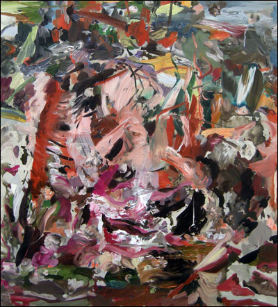 'At the Round Earth's Imagined Corners' Oil on linen 63.5×55.9cm 2008-2009. Courtesy of Cecily Brown and Kukje Gallery  
