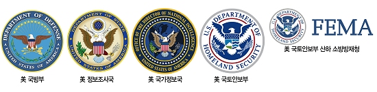  '새'를 중심으로 만들어진 미국 정부부처의 상징들     