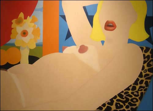 톰 웨셀만(Tom Wesselmann 1931-2004) I '위대한 미국 누드 #57(Great American Nude #57)' 합성보드에 합성폴리머와 종이콜라주 122×165cm 1964. ⓒ Tom Wesselmann Museum SACK, Seoul, 2011 
