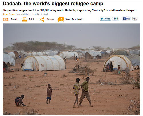 다다브 난민 캠프.