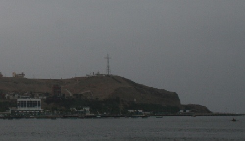 페루 리마 근처의 바다