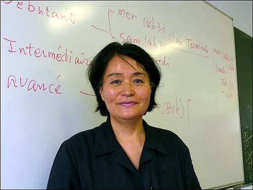 한국어 강좌 개설을 위해 노력한 이부련 교육연구자.