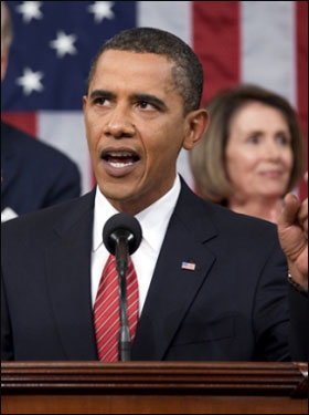 버락 오바마 미국 대통령은 '월스트리트 점령' 시위에 공감을 표했다. (사진출처 - 백악관)