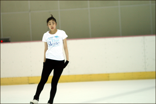  연습에 몰입하는 김연아, 세계 최고의 피겨 스케이터를 밑바탕은 놀라운 집중력이었다