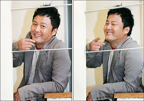  영화<커플즈>에서 병찬 역을 맡은 공형진이 31일 오후 서울 삼청동의 한 카페에서 오마이스타와 인터뷰에 앞서 포즈를 취하고 있다.