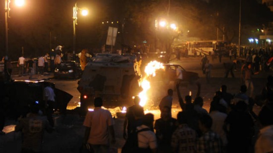 10월 9일 카이로 시내에서 있었던 임시정부를 상대로 일으킨 콥트 기독교인들의 시위 (출처 CNN belief blog)