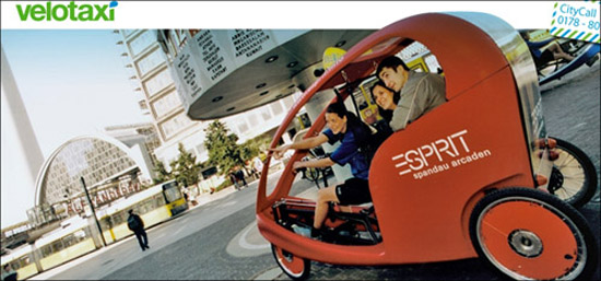 독일과 프랑스, 일본, 러시아 등에서 운행중인 관광용 자전거택시. 1992년 첫 선을 보였고, 지금 달리는 모델은 1997년 만들어진 제품이다.