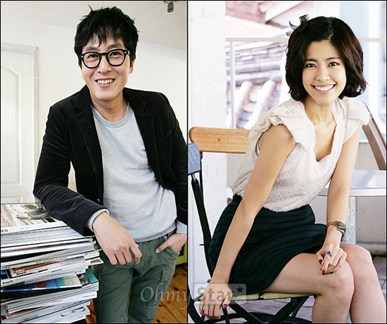  영화 <커플즈>의 두 주연 김주혁(왼쪽)과 이윤지