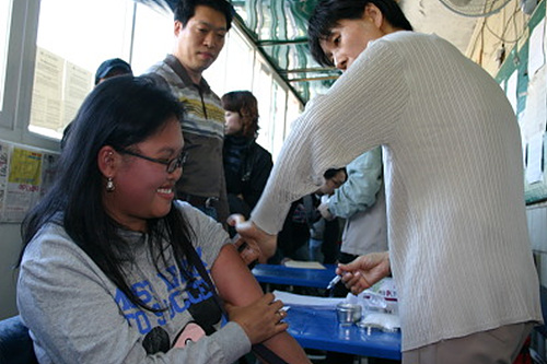 이주노동자 무료 독감 예방접종