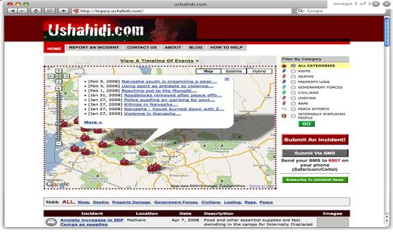  지도 기반 오픈 소스 플랫폼, '우샤히디'
