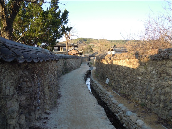  멋진 마을 고샅길