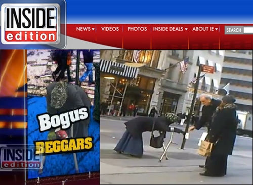 목발을 한 초라한 행색의 걸인이 화려한 뉴욕 5번가에서 구걸을 하고 있다. 결국 가짜인 '보거스 걸인'으로 드러났다.
