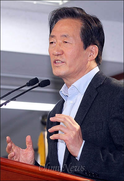 대선 출마를 선언한 정몽준 전 새누리당 대표. (자료사진)