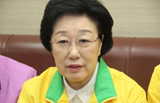 대전을 방문한 한명숙 민주통합당 대표.